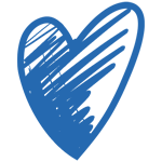 szív válás szakítás kék